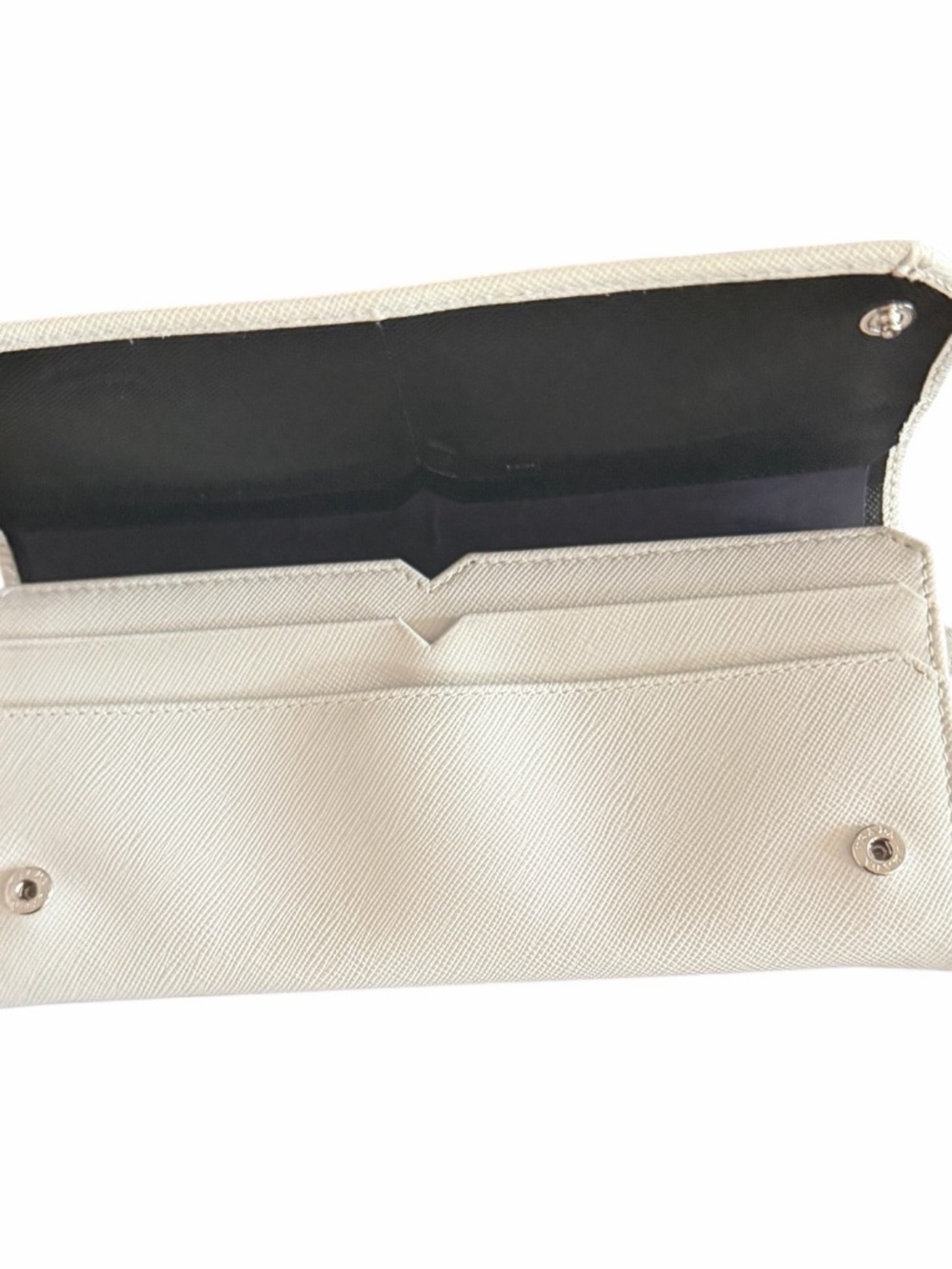 PRADA off-white Saffiano leather continental wallet in its original box Italy - Picture 3 of 11